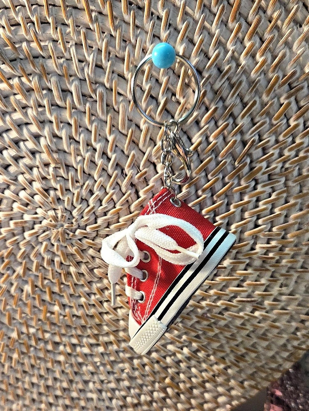 5 For 25 Or 8 Red & White Sneaker Keychain